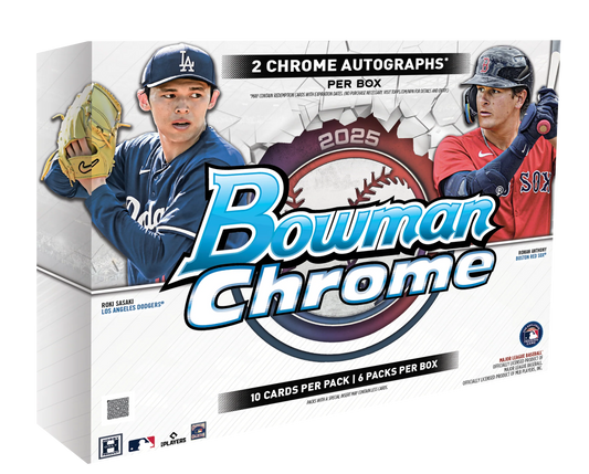 2025 Bowman Chrome Baseball Hobby Box Sealed