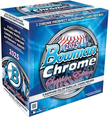 2025 Bowman Chrome Baseball Sapphire Edition Hobby Box