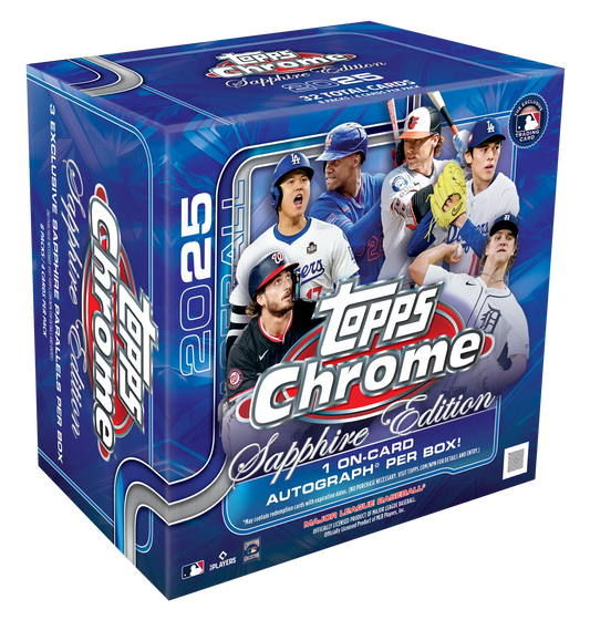 2025 Topps Chrome Baseball Sapphire Edition Hobby Box
